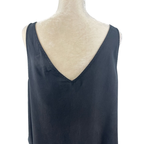 Cloth & Stone Black Tank Top Fray Edge Size XL - Picture 5 of 5
